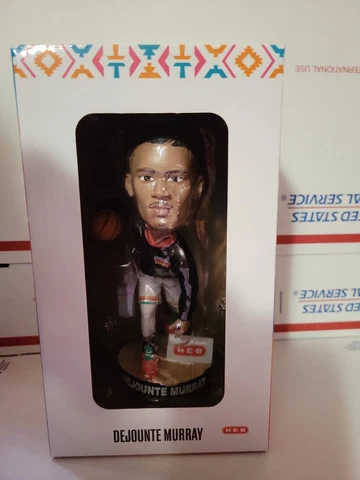 Dejounte Murray Bobblehead San Antonio Spurs NBA New In Box HEB Atlanta Hawks Cover