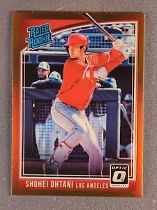 2018 Donruss Optic #56 Shohei Ohtani Rated Rookie RC Bronze Holo SSP Rare - Picture 1 of 3