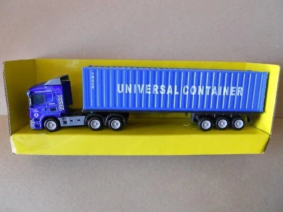 Tir AutoTreno Camion CONTAINER modellino  Die Cast 1:72 Polistil [MZ] - Immagine 1 di 2
