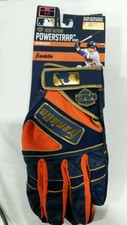 navy and orange batting gloves