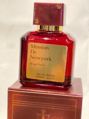 Perfume Mession De New York F para hombre 3,4 OZ F Baccarat Rouge ventiladores duros 12 piezas Foto 1 de 4