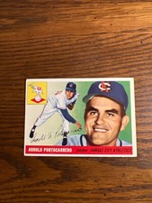 1955 TOPPS BASEBALL CARD #77 ARNOLD PORTOCARRERO EX+/EXMT!!!!!!!!!