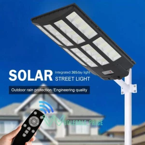 9900000000LM 1120 LED Luz Lampara Solar Para Patio Exterior Lámparas En La Calle - Picture 1 of 15
