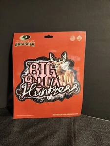 Mossy Oak Pink Women Big Buck Huntress Peel N' Stick Car Decal Window Graphic - Picture 1 of 3