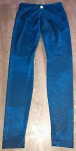 Lululemon Wunder Under High Rise Roll Down Sashico Star Inkwell Luxtreme sz 6 - Picture 1 of 6