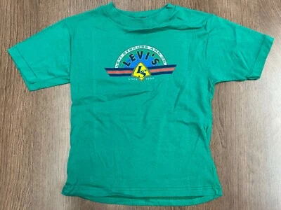 CAMISETA VINTAGE LEVI'S KIDS 7 LEVI STRAUSS AND CO 1850 DEADSTOCK AÑOS 90 NIÑO Foto 1 de 4