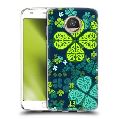 HEAD CASE DESIGNS CELTIC SHAMROCK SOFT GEL CASE FOR MOTOROLA PHONES 2 - Image 1 of 4