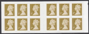MF5c M11L 12 x 1st class stamps barcode booklet Self Adhesive MINT - No Cylinder - Picture 1 of 1
