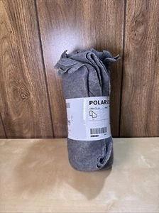NEW Gray IKEA Polarvide Lightweight Super Soft Fleece Throw Blanket - 51” X 67” - Picture 1 of 4
