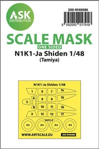 Art Scale 1/48 Art Scale N1K1-Ja Shiden one-sided mask self-adhesive pre-cutted - Picture 1 of 1