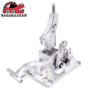 Billet Aluminium Shifter Box For K-Series Swap RSX EG EK DC2 EF K20 K24 Silver - Picture 1 of 11
