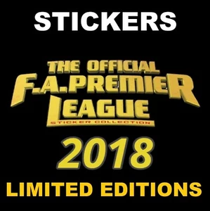 Merlin 2018 Premier League stickers LIMITED EDITION - Picture 1 of 22