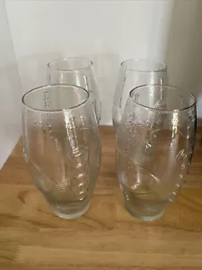 4 FOOTBALL Shaped NFL Super Bowl Party Drinking Glasses Beer Stein 23 Oz - Picture 1 of 4