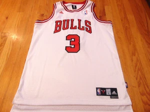 NWOT VINTAGE ADIDAS NBA CHICAGO BULLS BEN WALLACE WHITE SWINGMAN JERSEY SIZE L - Picture 1 of 4