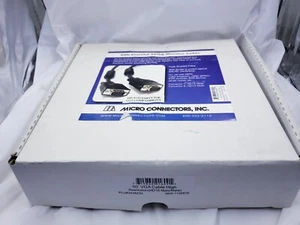 Micro Connectors 50ft Coaxial SVGA Monitor Video Cable HD15 Male to HD15 Male - Picture 1 of 4