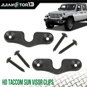 Sun Visor Clips Sunvisor Screws Fit For 2018 JEEP JK JL JT GLADIATOR WRANGLER JJ - Bild 1 von 10