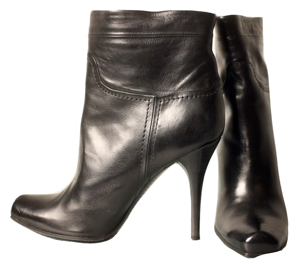 BOTINES DISFRAZ NACIONAL CUERO NEGRO-NUEVOS-EN CAJA-EU 38-UK 5 Foto 1 de 4