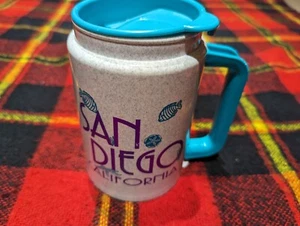 Vintage 90s San Diego California Whirley Travel Mug  - Bild 1 von 3