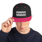 Plaque d'immatriculation RB The World chapeau Snapback
