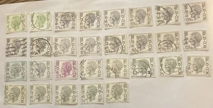 Small Selection of Belgium Stamps 1973 - 1976 used multiples - Picture 1 of 3