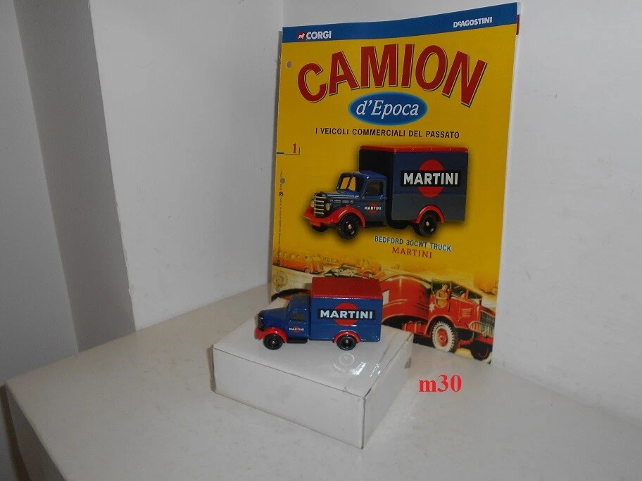 CORGI 1:64 / Camion d'Epoca n°1  BEDFORD 30CWT TRUCK  MARTINI   (m30) - Immagine 1 di 1