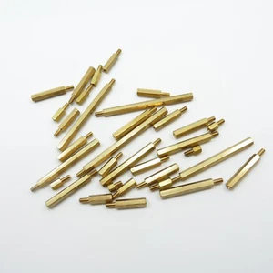 Sechskant Stecker M3 Säule PCB Sechskant Abstandshalter Bolzen Messing Unterstützung - Bild 1 von 3