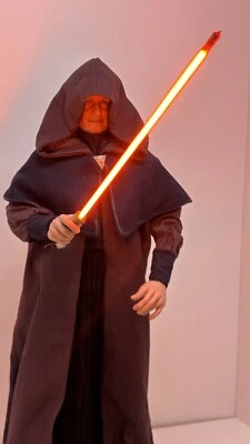 1/6 Scale Darth Sidious CCFL lightsaber For Star Wars Figure Sideshow Hot Toys - Image 1 of 4