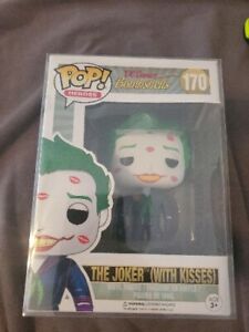 New Funko Pop DC Heroes 170 The Joker (With Kisses) Hot Topic Exclusive Vaulted