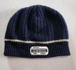 Dallas Cowboys NFL Knit Beanie Hat Cap Unisex Navy Blue est. 1960 - Picture 1 of 8
