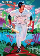 1994 Toronto Blue Jays Baseball Fleer Pro-Visions Card - John Olerud