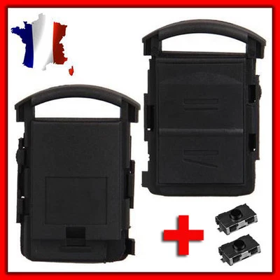DAIO Coque PLIP Clé Télécommande Opel Corsa Agila Combo Meriva DTI TD 2 Bouton Switch