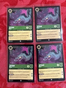 4x Disney Lorcana: Into The Inklands - Jetsam - Riffraff - 76/204 x4 - Picture 1 of 7