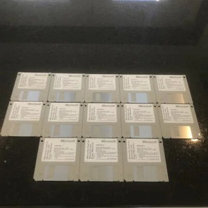 Vintage 1992 Microsoft Excel for Apple Macintosh 4.0 on 3.5" Floppy Disks (13) - Picture 1 of 5