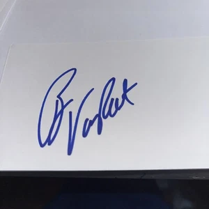 Bo Van Pelt Signed 3x5 index Card - Picture 1 of 1