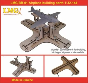 LMG BB-01 1/32-1/144 Airplane building berth, Laser Model Graving, Stand - Picture 1 of 10