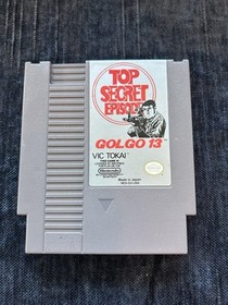 Top Secret Episode Golgo 13 NES Cartridge & Sleeve