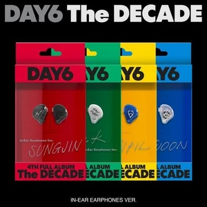 DAY6 4th Full Album [The DECADE] In-Ear Earphones Random Ver. Pouch+2p Card+Gift - Picture 1 of 5