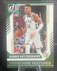 2024-25 Donruss Panini Baloncesto #3 GIANNIS ANTETOKOUNMPO Franquicia Características - Imagen 1 de 2