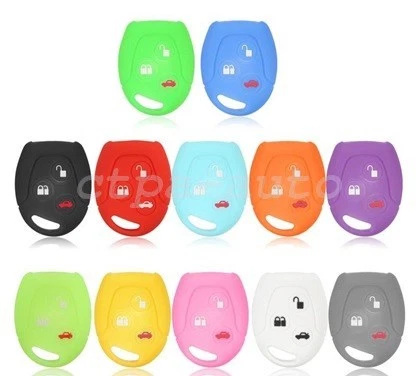 Silicone Remote Key Fob Case Cover For FORD Focus C-Max Mondeo Transit Fiesta Ka - Image 1 of 3
