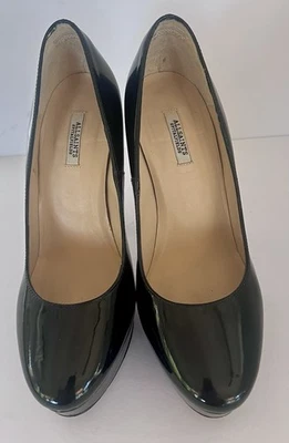 AllSaints 5" High Heels Pumps Black Patent Leather Platform Shoes EUR 36/US 5.5 - Image 1 of 4