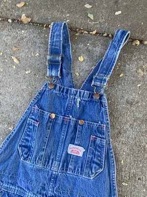 Mono vaquero vintage Roundhouse 32x34 hecho en EE. UU. agricultor envejecido Foto 1 de 4