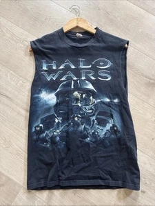Rare Vintage Halo Wars 2009 Master Chief T Shirt 2000s Microsoft Sleeveless - Imagen 1 de 4