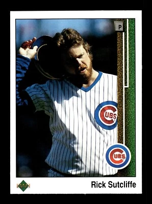 RICK SUTCLIFFE ⚾ 1989 Upper Deck Baseball #303 Chicago Cubs - Image 1 of 2
