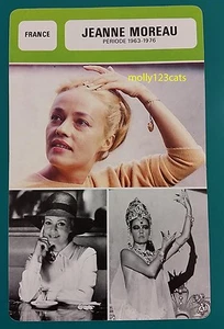 Französische Schauspielerin Jeanne Moreau (Zeitraum 1963-1976) Französischer Film Sammelkarte - Bild 1 von 1