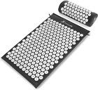 Acupressure Mat & Pillow Set: Relieve Back/Neck Pain, Relax Muscles
