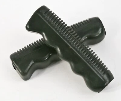 Empuñaduras de bicicleta clásicas vintage, nuevas existencias antiguas negras se adaptan a manillares de 7/8" 22 mm Foto 1 de 4