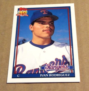 Ivan Rodriguez RC Texas Rangers 1991 Topps Traded Card Number 101T - Picture 1 of 1