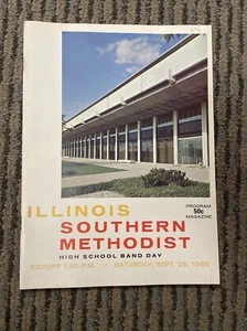 Illinois Vs Southern Methodist SMU 1965 Football Program Illini Vintage - Bild 1 von 1