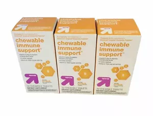 3-Pk Chewable Immune Support 1000mg Vit C Herbs Minerals 96 Tablets Exp 12/25 - Picture 1 of 6