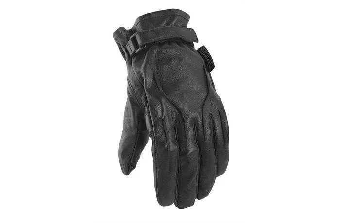 Power Trip Jet Leather Motorcycle Motorbike Cruiser Gloves Gel Palm - Image 1 of 1